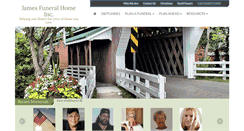 Desktop Screenshot of jamesfuneralhomeinc.com
