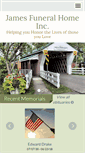 Mobile Screenshot of jamesfuneralhomeinc.com